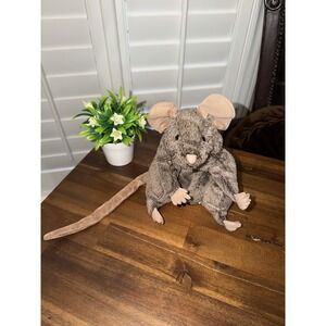 Folkmanis Brown Mouse Puppet Plush Full Body Rat Story Telling Animal Learning